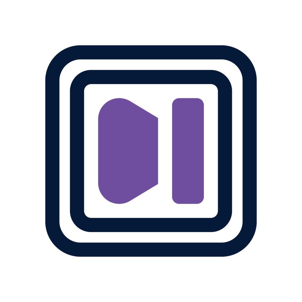next icon. dual tone icon for your website, mobile, presentation, and logo design. vector