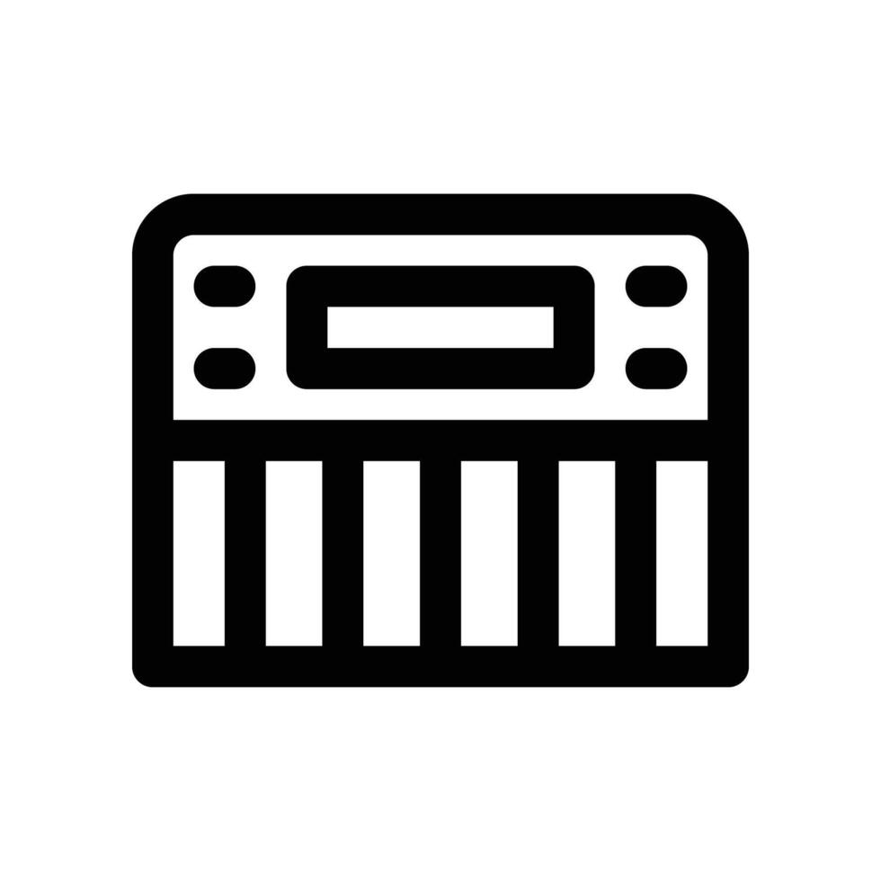 keyboard icon. line icon for your website, mobile, presentation, and logo design. vector
