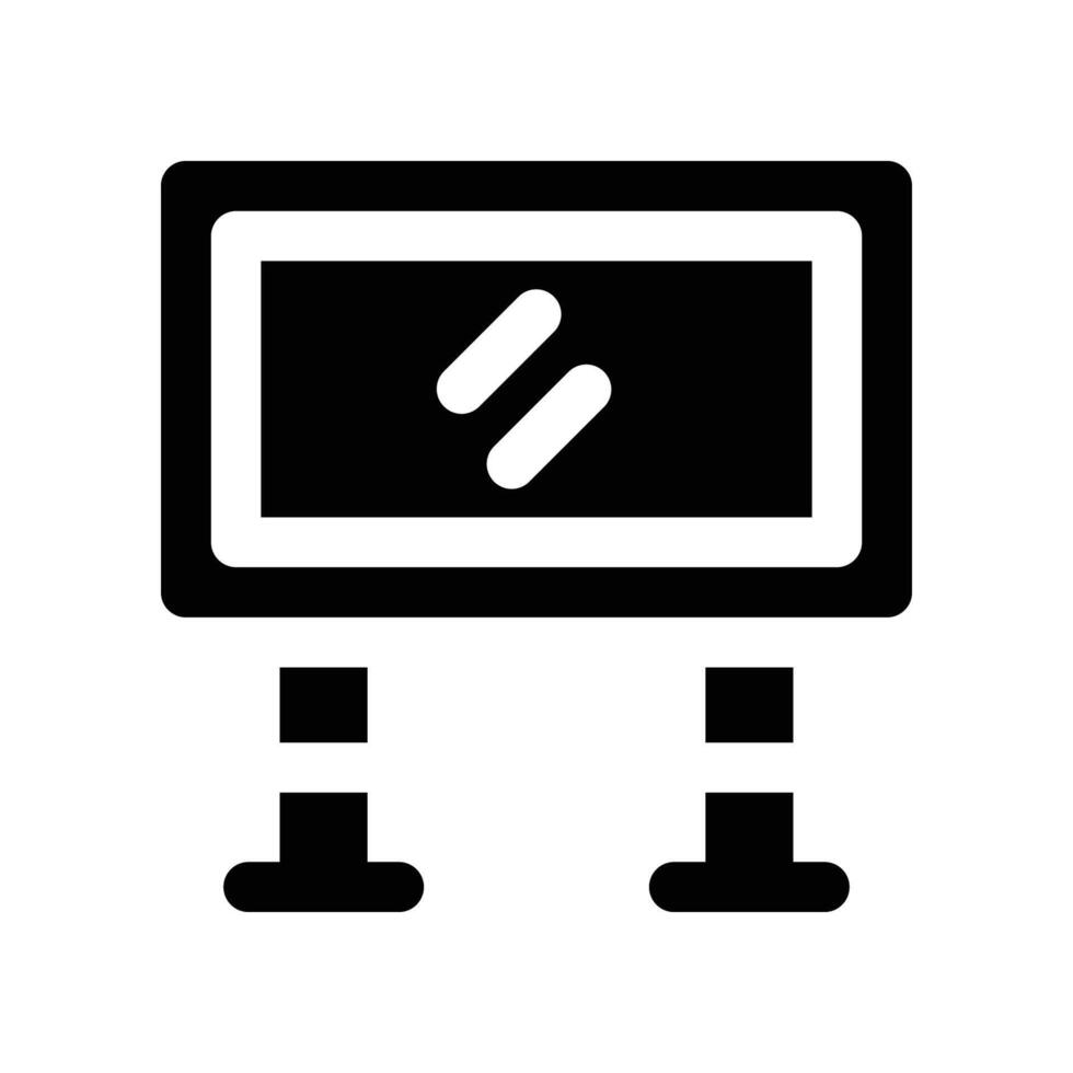 big screen icon. glyph icon for your website, mobile, presentation, and logo design. vector