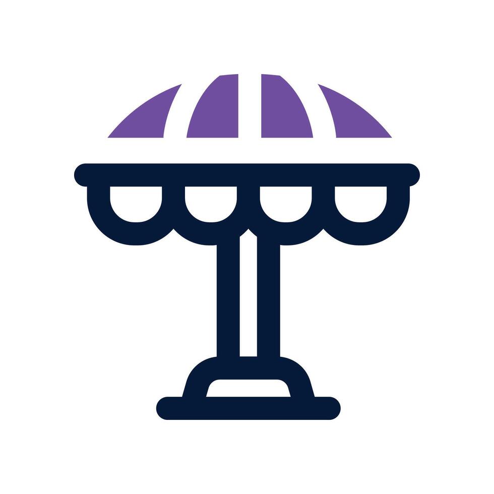 umbrella icon. dual tone icon for your website, mobile, presentation, and logo design. vector