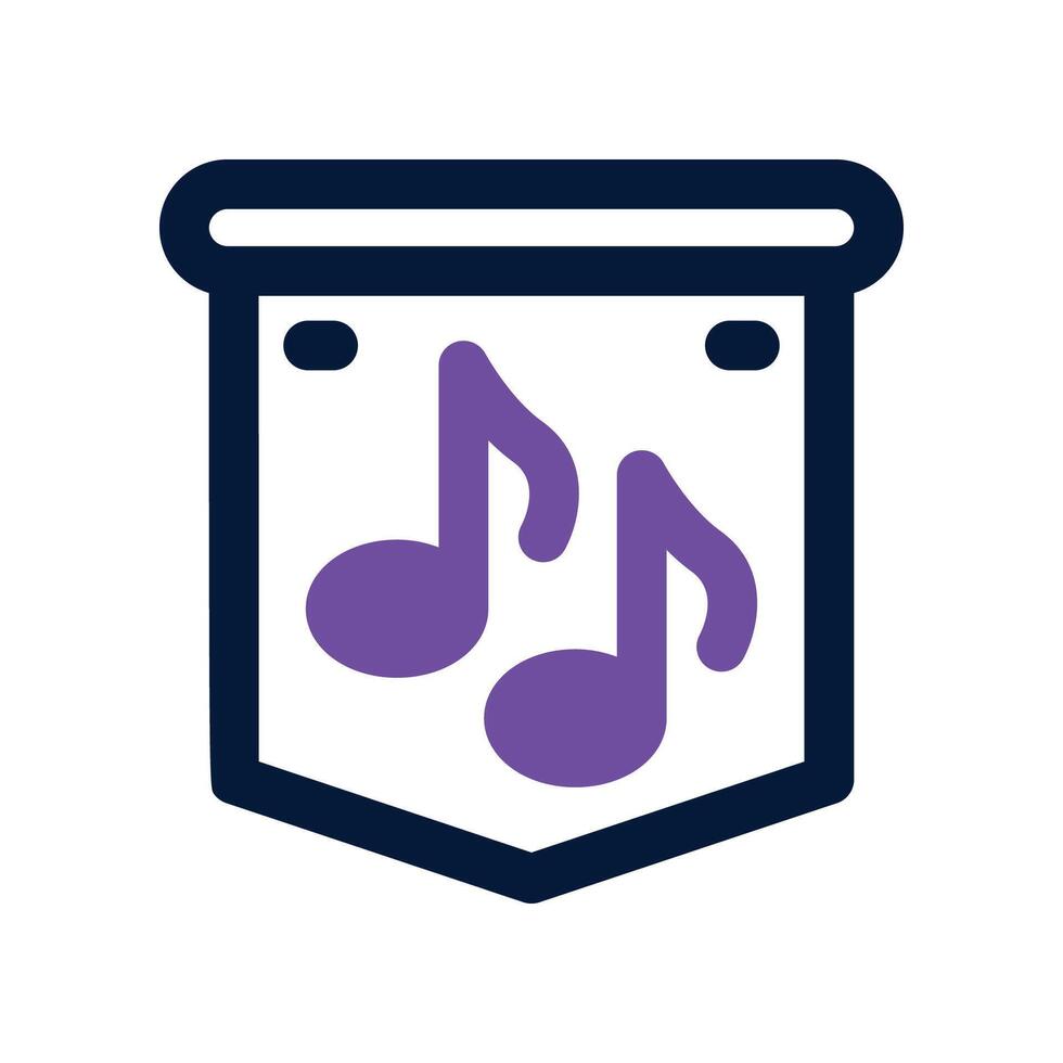 flag icon. dual tone icon for your website, mobile, presentation, and logo design. vector