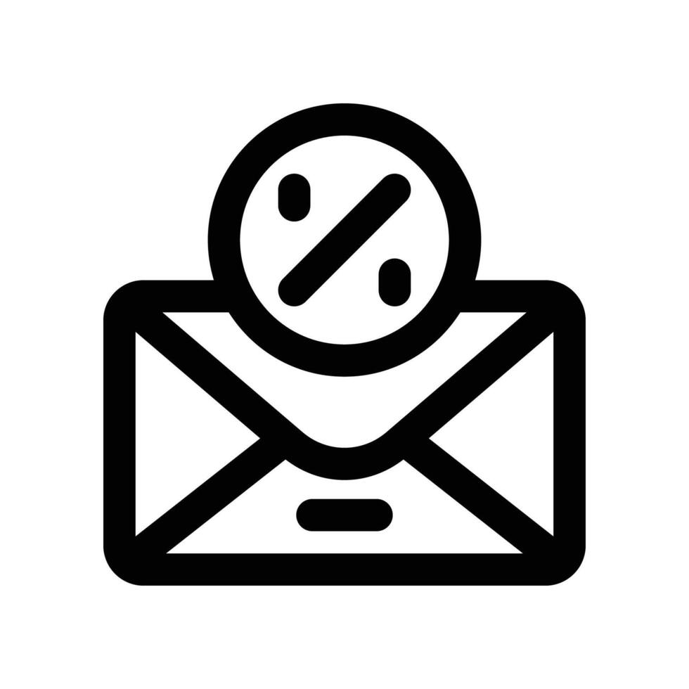 email icon. line icon for your website, mobile, presentation, and logo design. vector