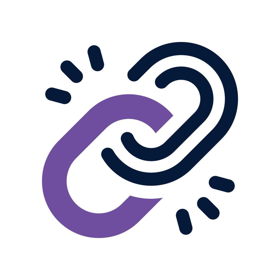 weblink icon. dual tone icon for your website, mobile, presentation, and logo design. vector