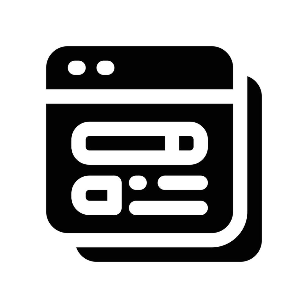 website icon. glyph icon for your website, mobile, presentation, and logo design. vector