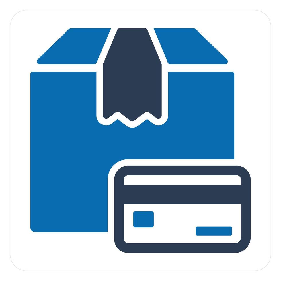 Card Delivery and delivery icon concept vector