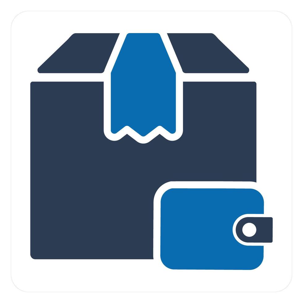 Pay On Delivery icon concept vector