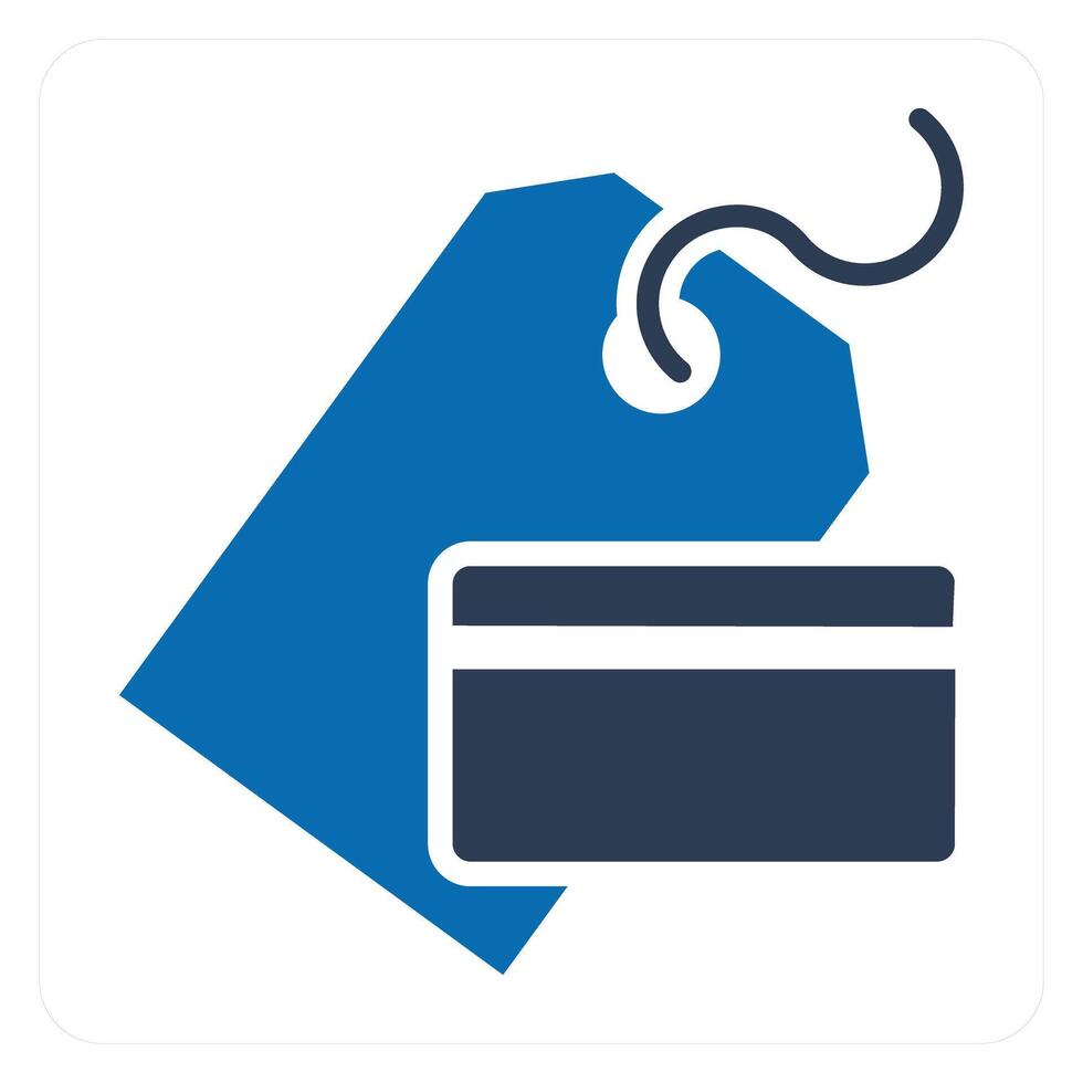 Card Tag and label icon concept vector