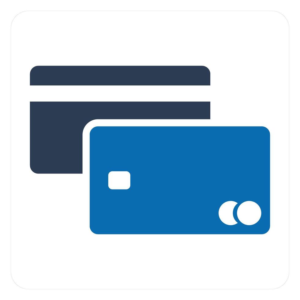 Credit Card and online shopping icon concept vector