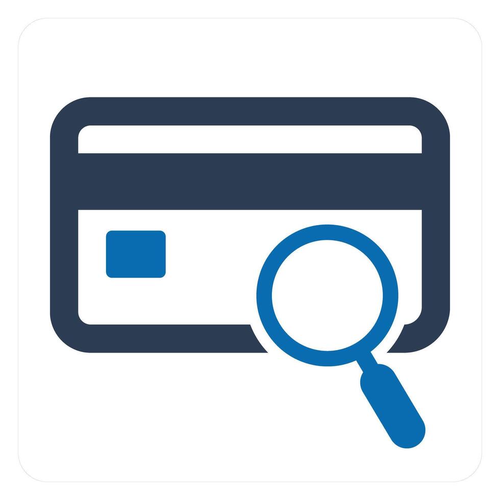 Search Card and send icon concept vector