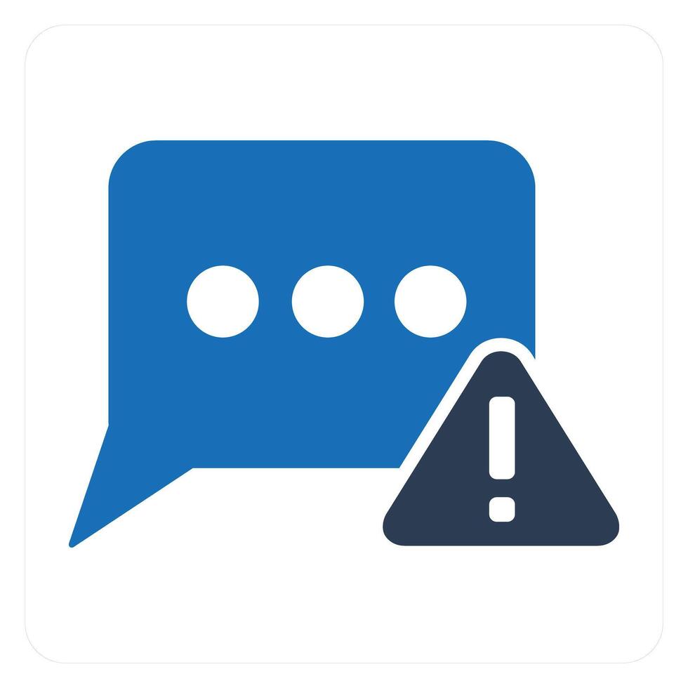 Message Error and notification icon concept vector