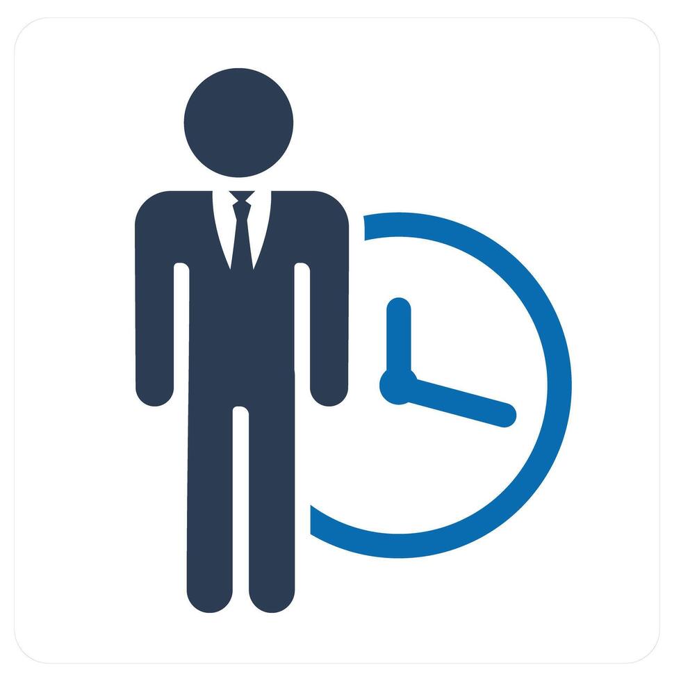 Punctuality and time icon concept vector
