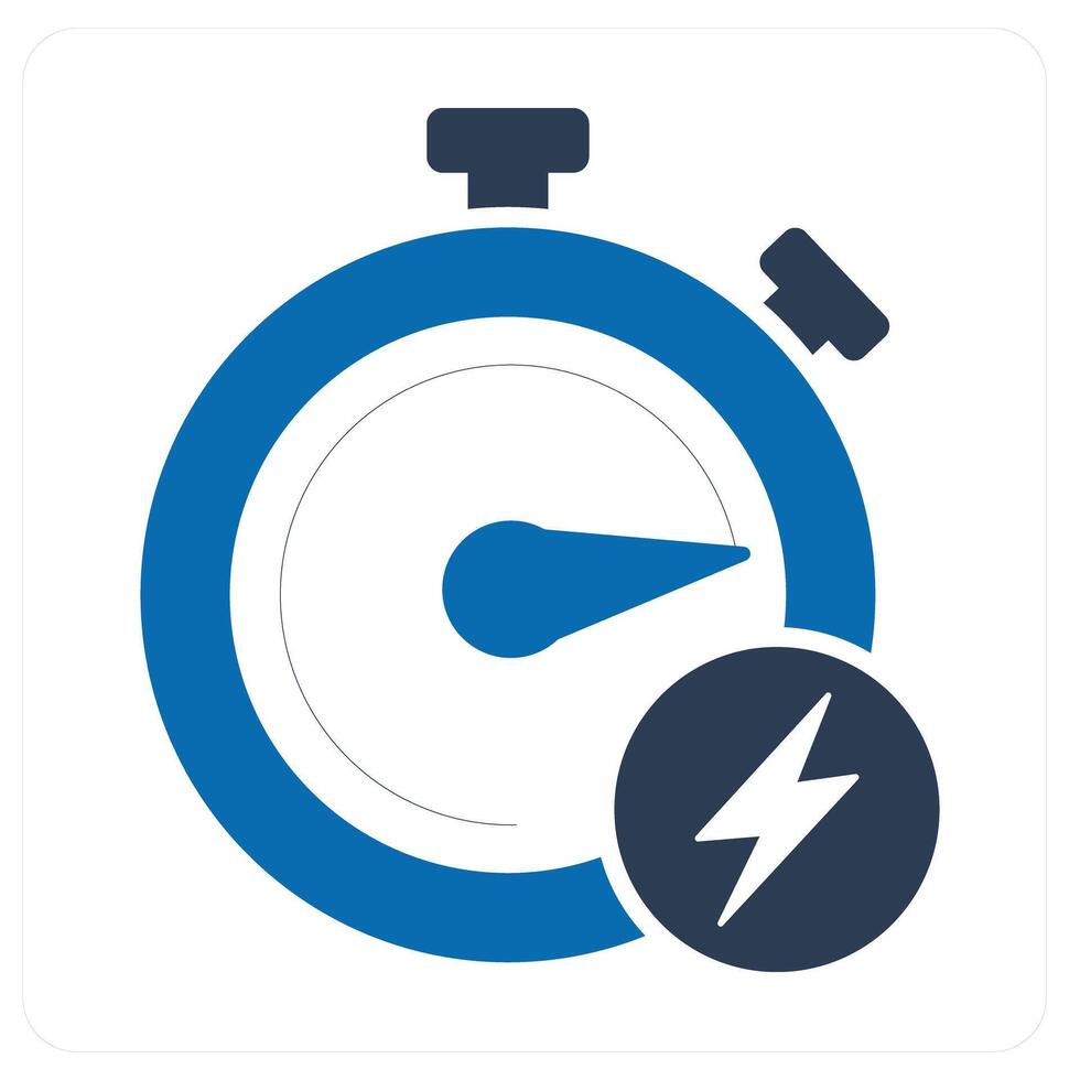 Fast Time and time icon concept vector