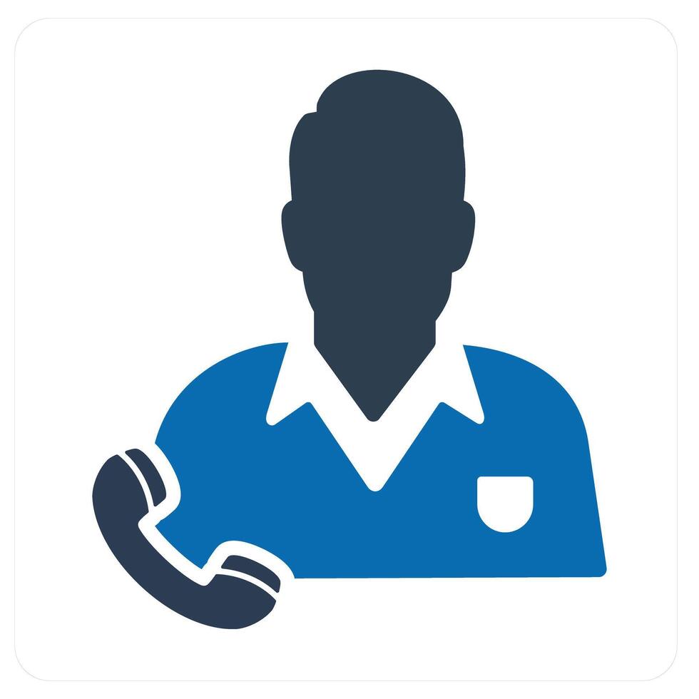 Business Call and calling icon concept vector