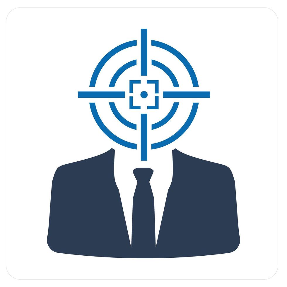 Search Candidate and employee icon concept vector