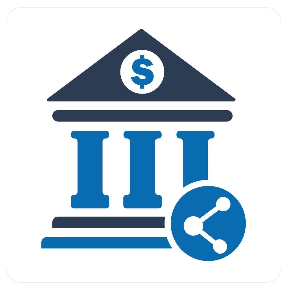 Approve Bank and bank icon concept vector