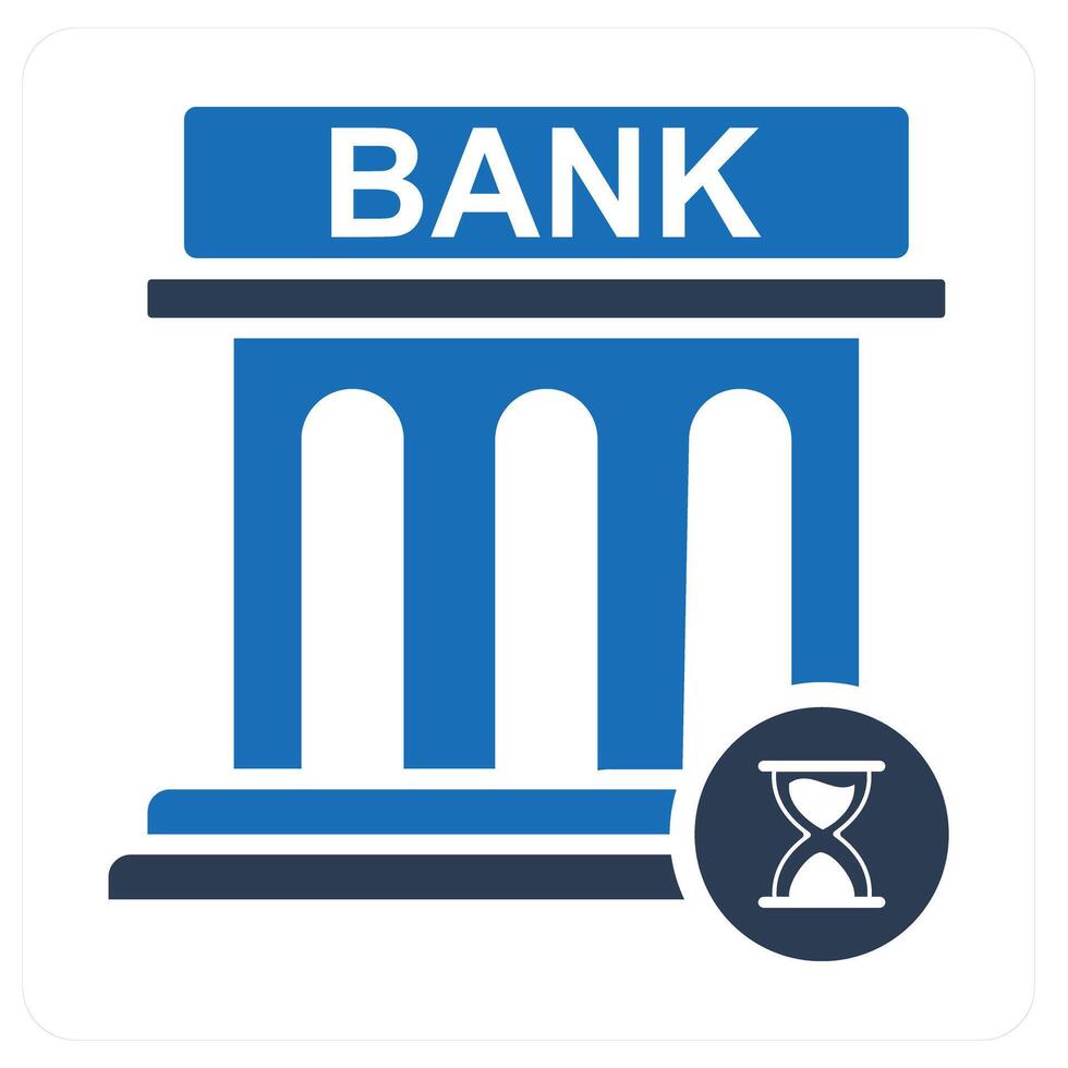 Bank Protection and bank icon concept vector