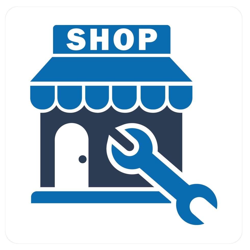 Store Notification and shop icon concept vector