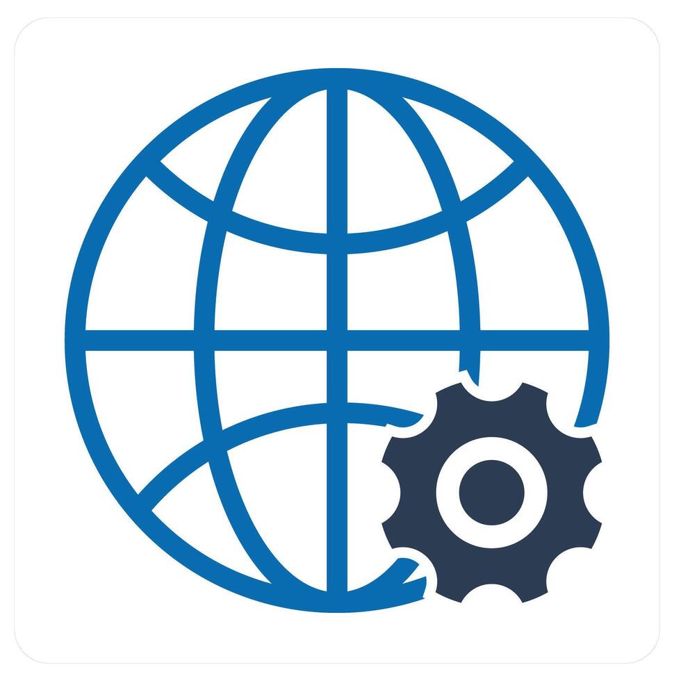 Global Currency and finance icon concept vector