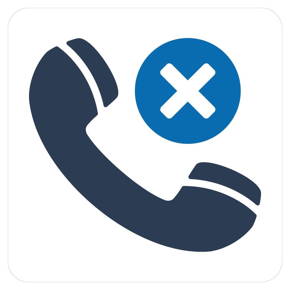 Remove Call and calling icon concept vector