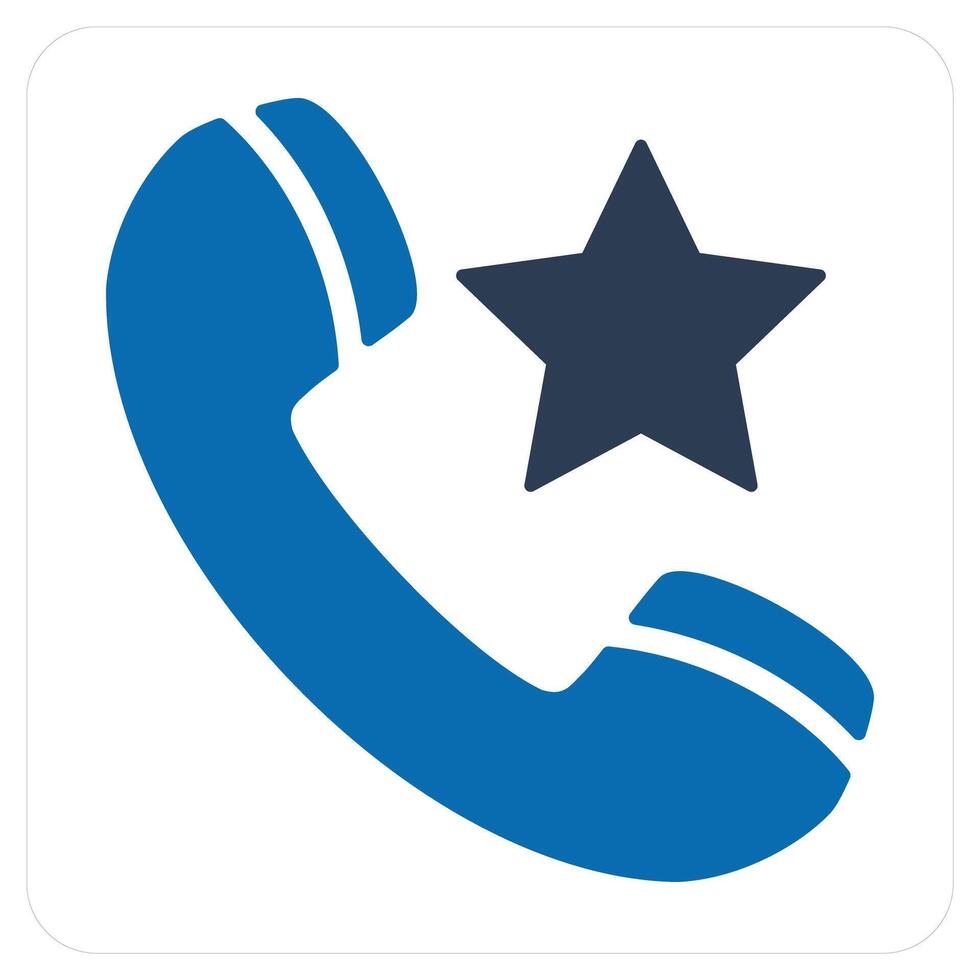 Favorite Call and calling icon concept vector