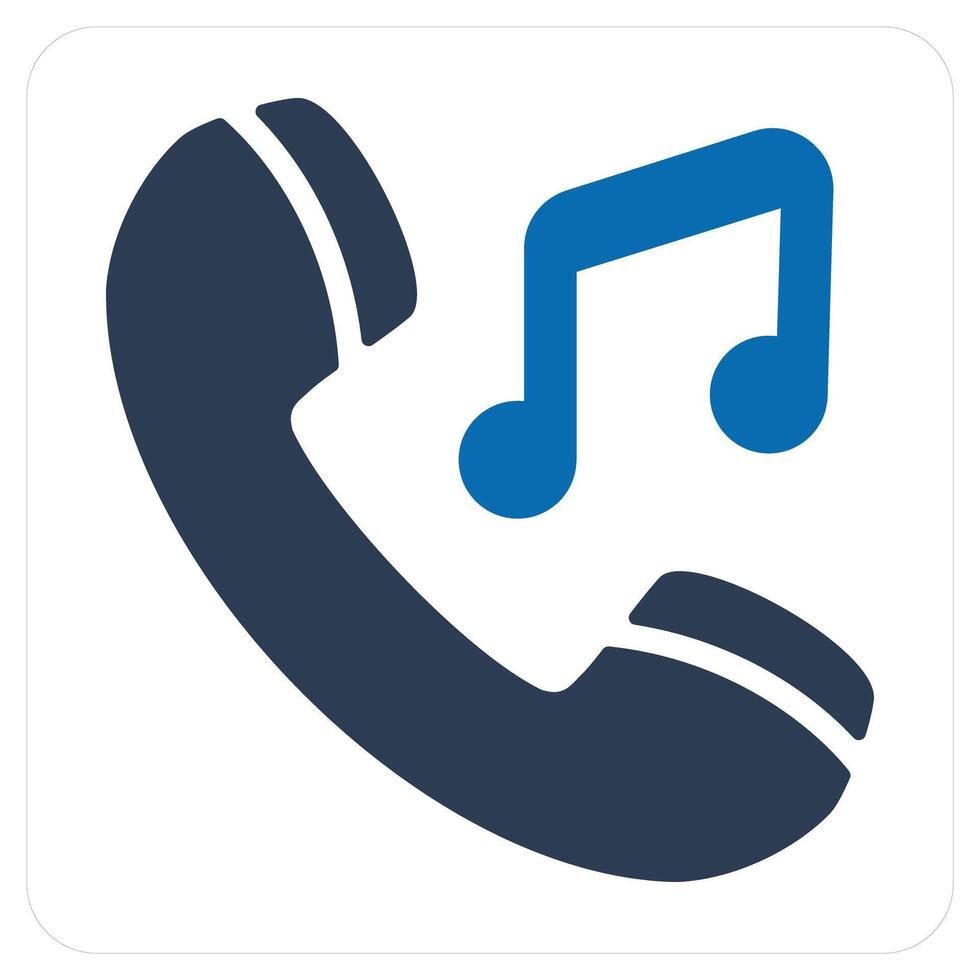 Music Call and calling icon concept vector