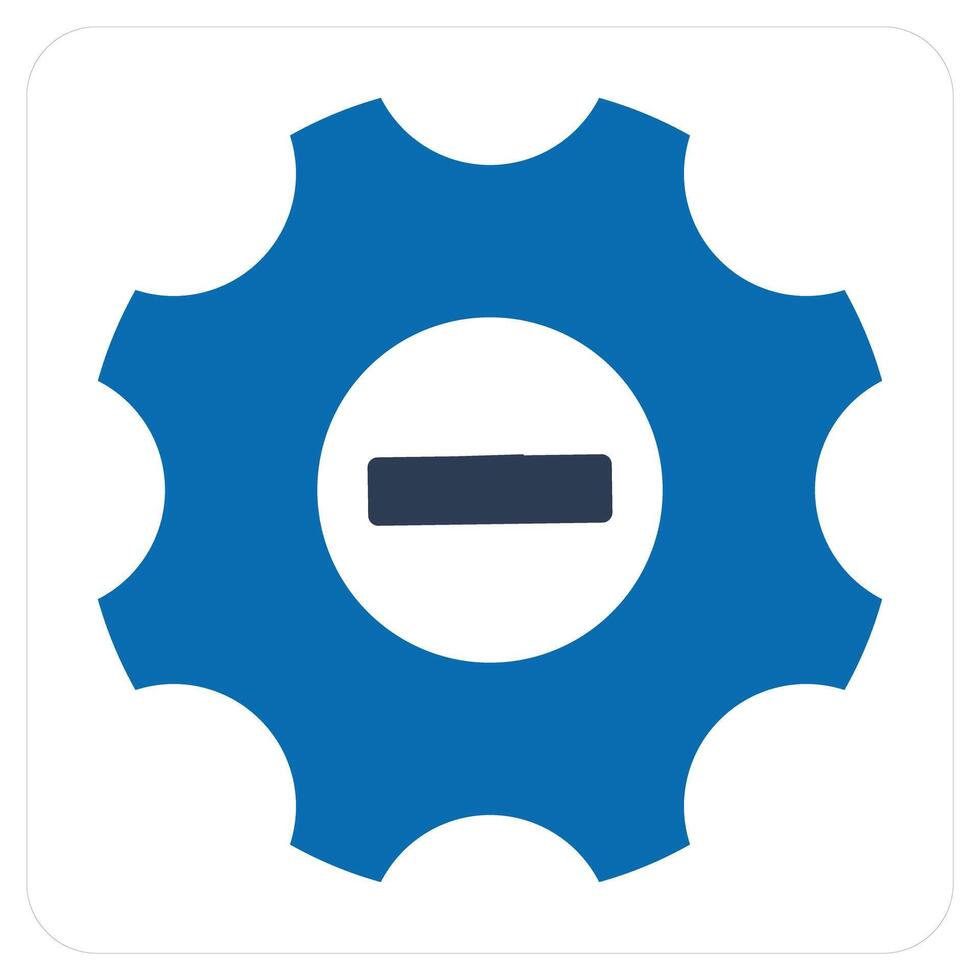 Optimization and settings icon concept vector