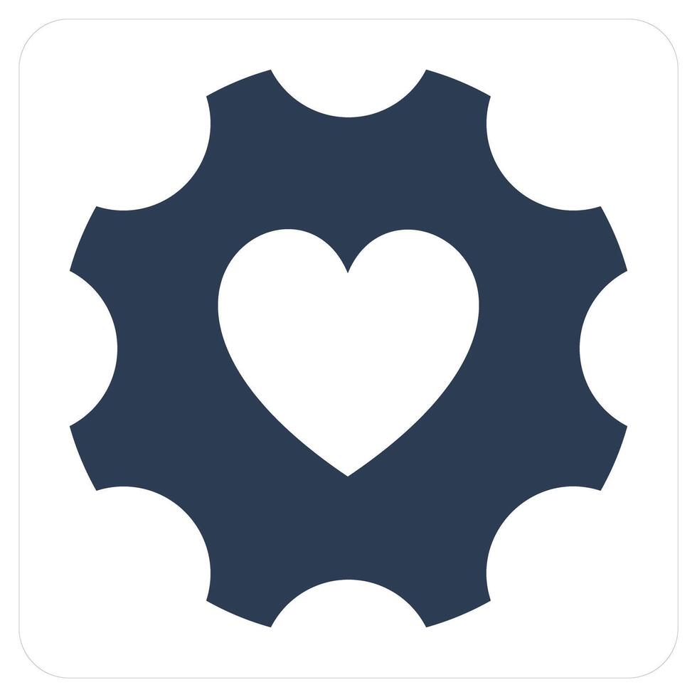 Favorite Setting and configuration icon concept vector