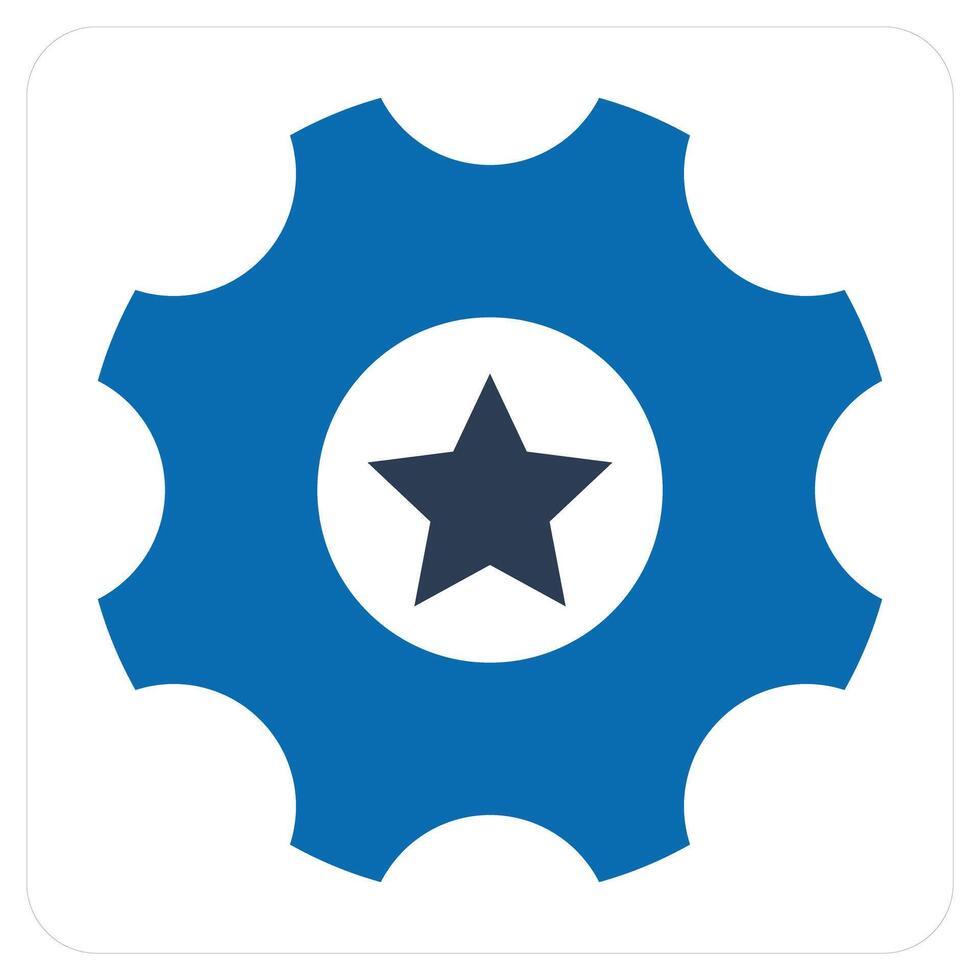 Favorite Setting and configuration icon concept vector