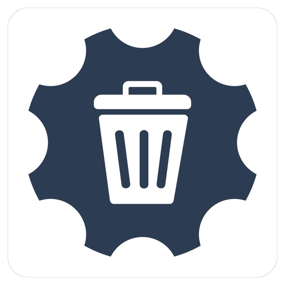 Remove Setting and remove icon concept vector