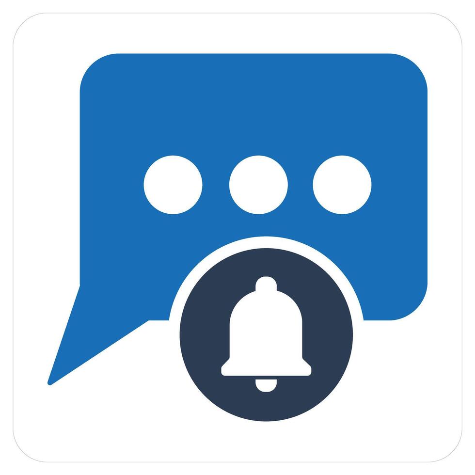 Message Notification and message icon concept vector