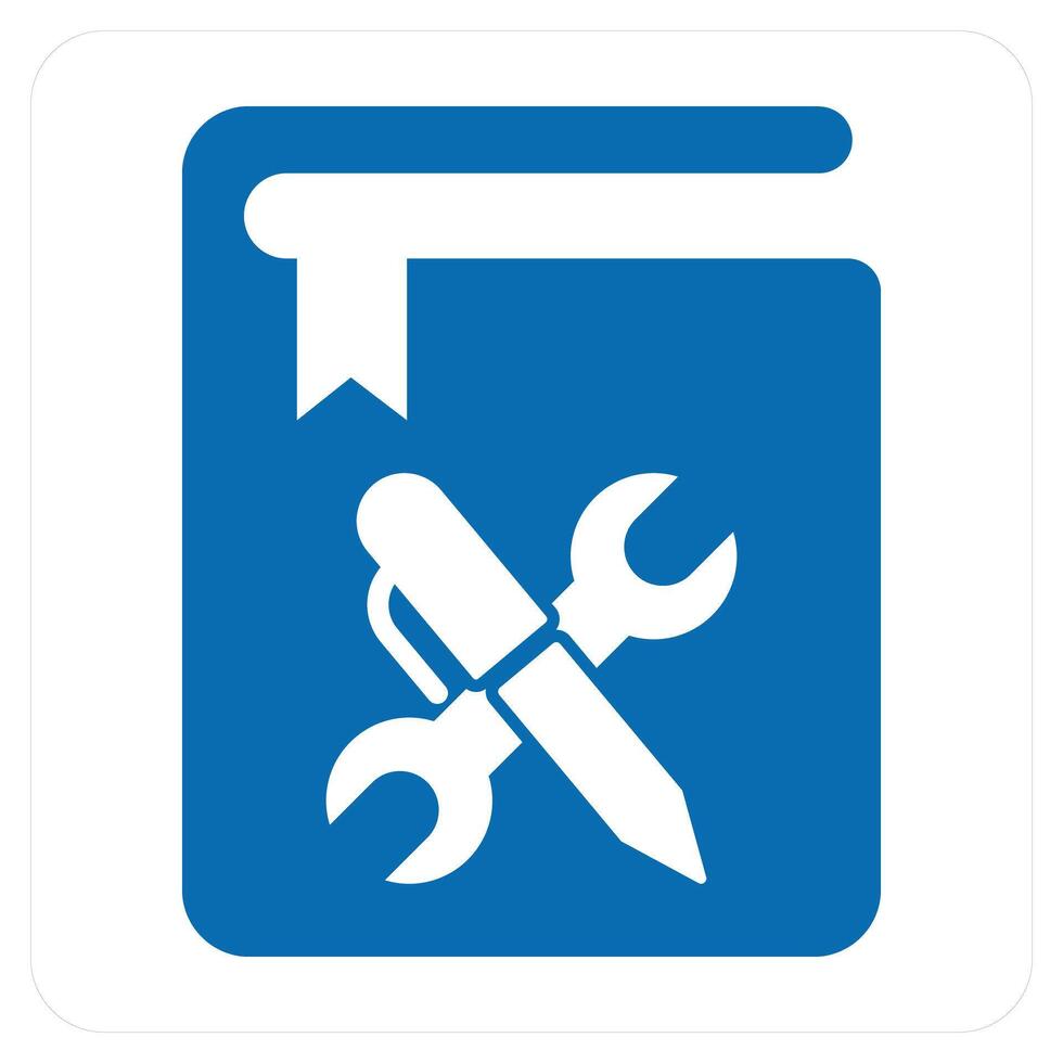Instruction Book and guide icon cocnept vector
