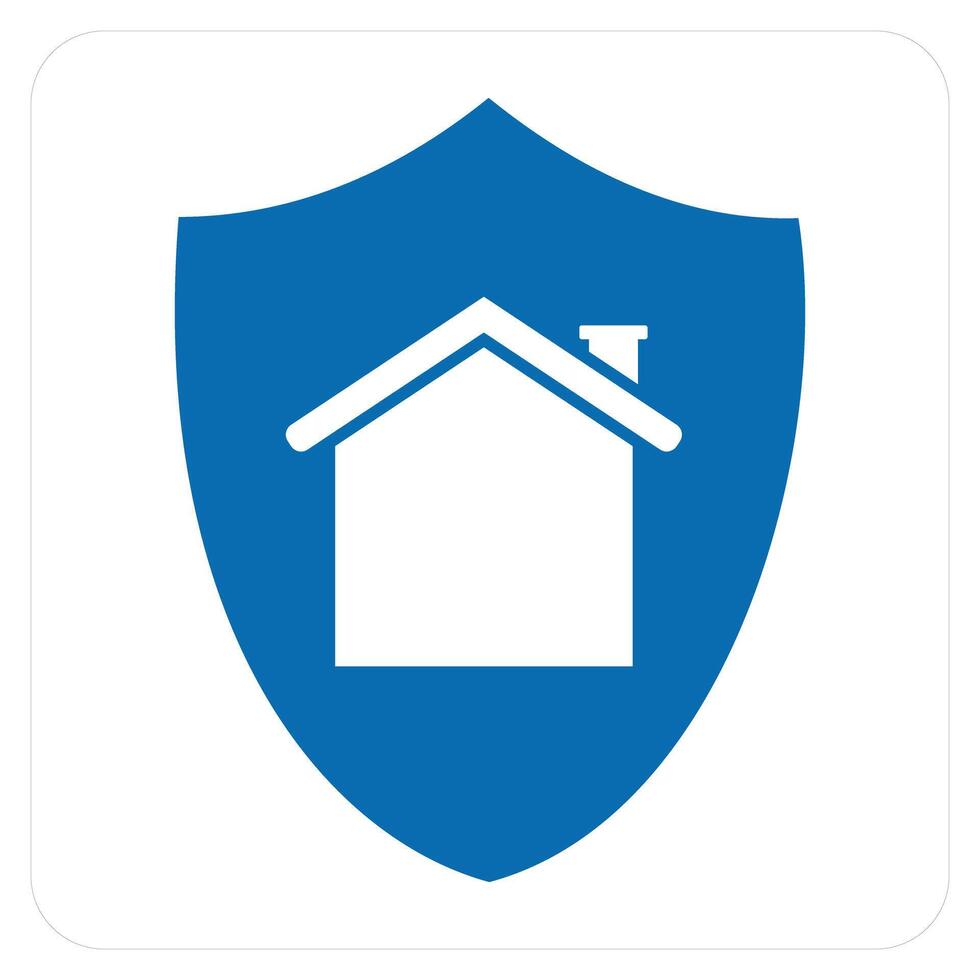 Home Security and house icon concept vector