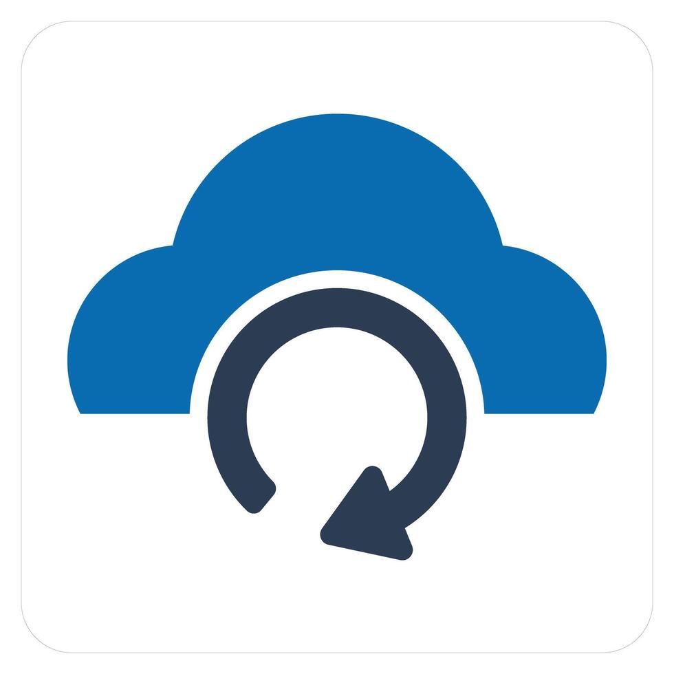 Update Cloud and data icon concept vector