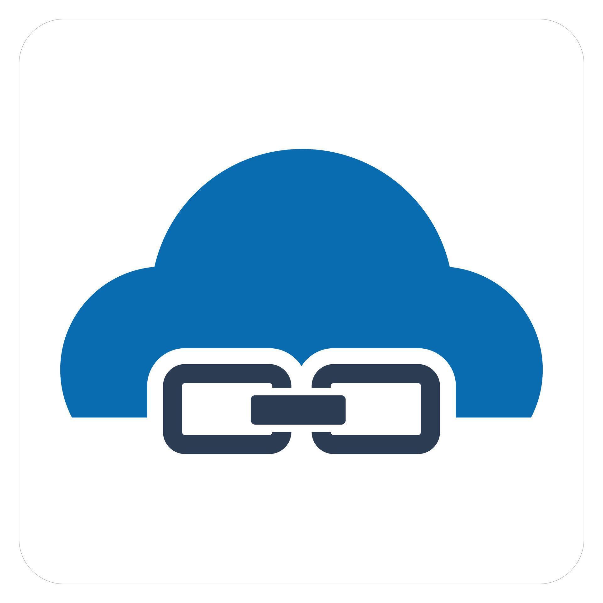 Link Cloud and database icon concept 50589621 Vector Art at Vecteezy