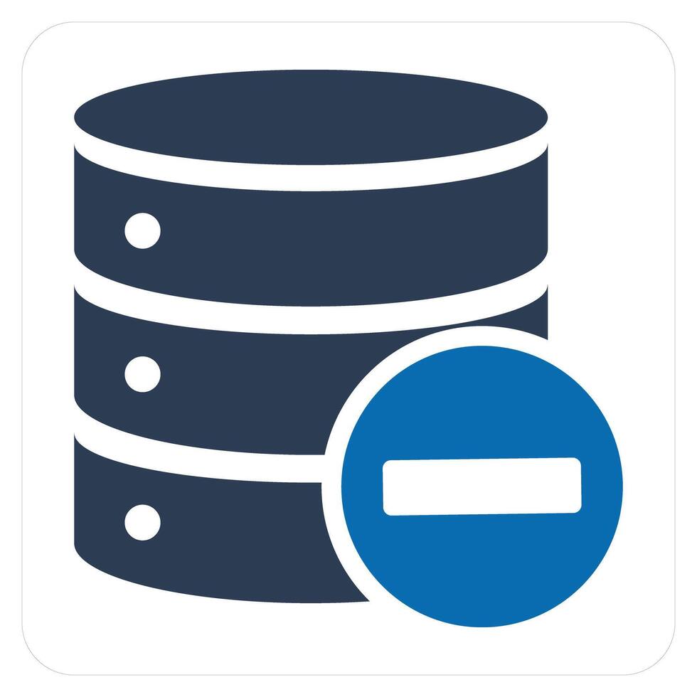 Remove Server and share iocn concept vector