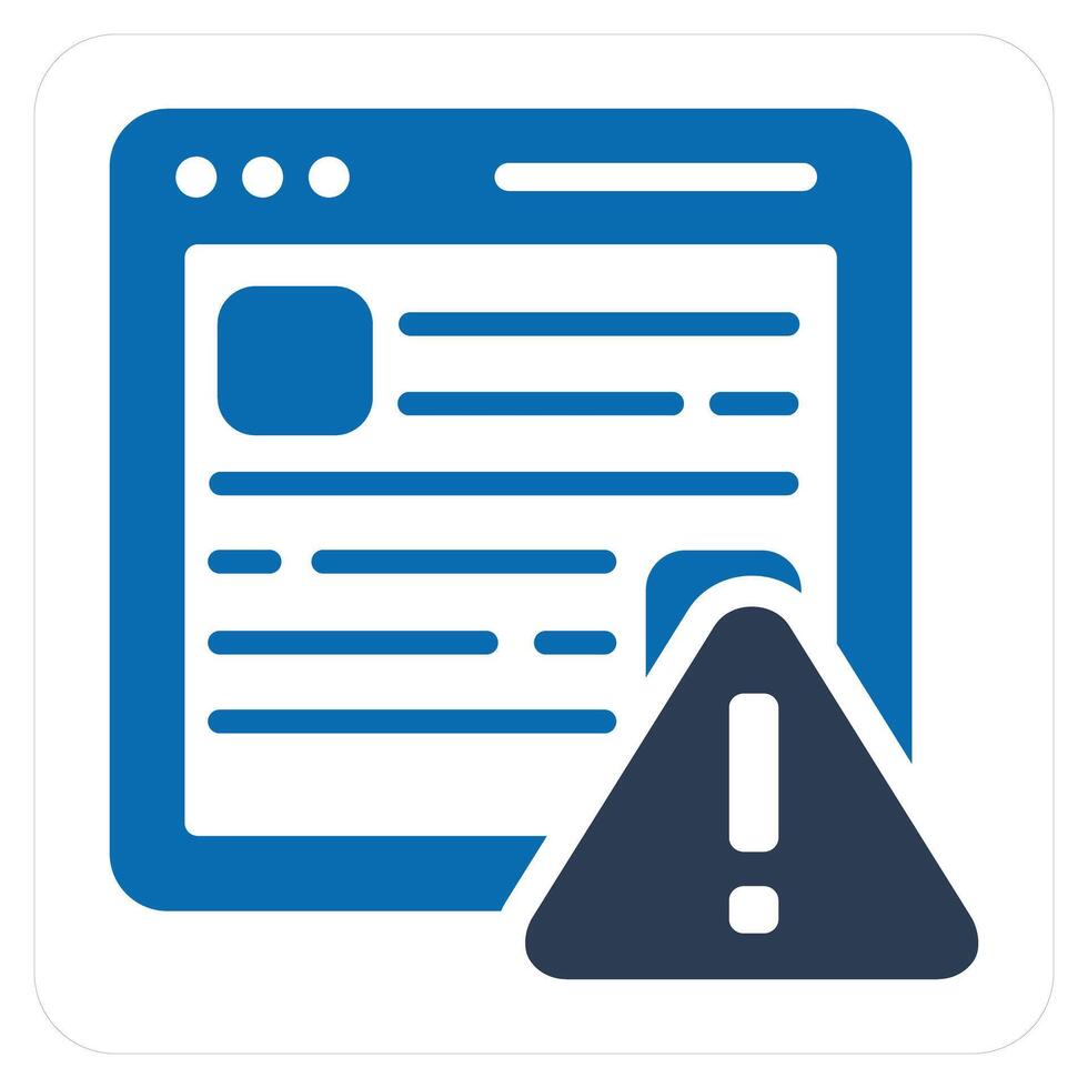 Webpage Maintenance and setting icon concept vector