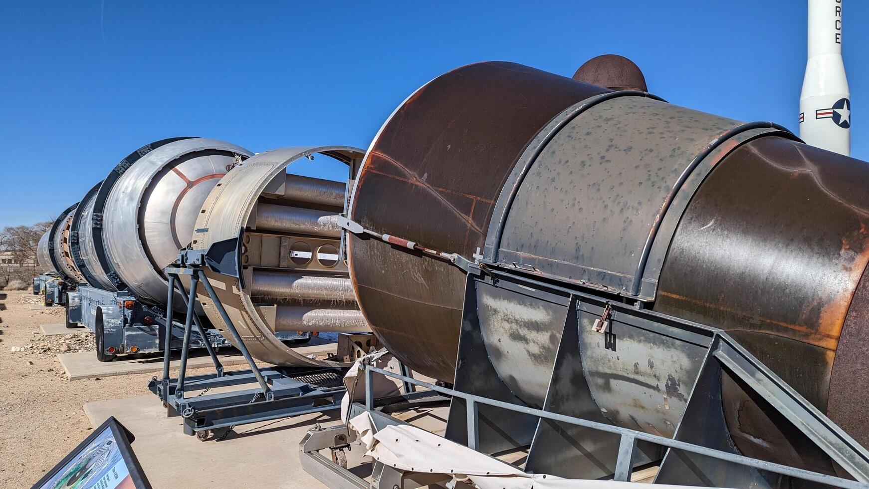 Albuquerque, New Mexico, USA - 02.10.2023 Heritage Park at National Museum of Nuclear Science and History photo