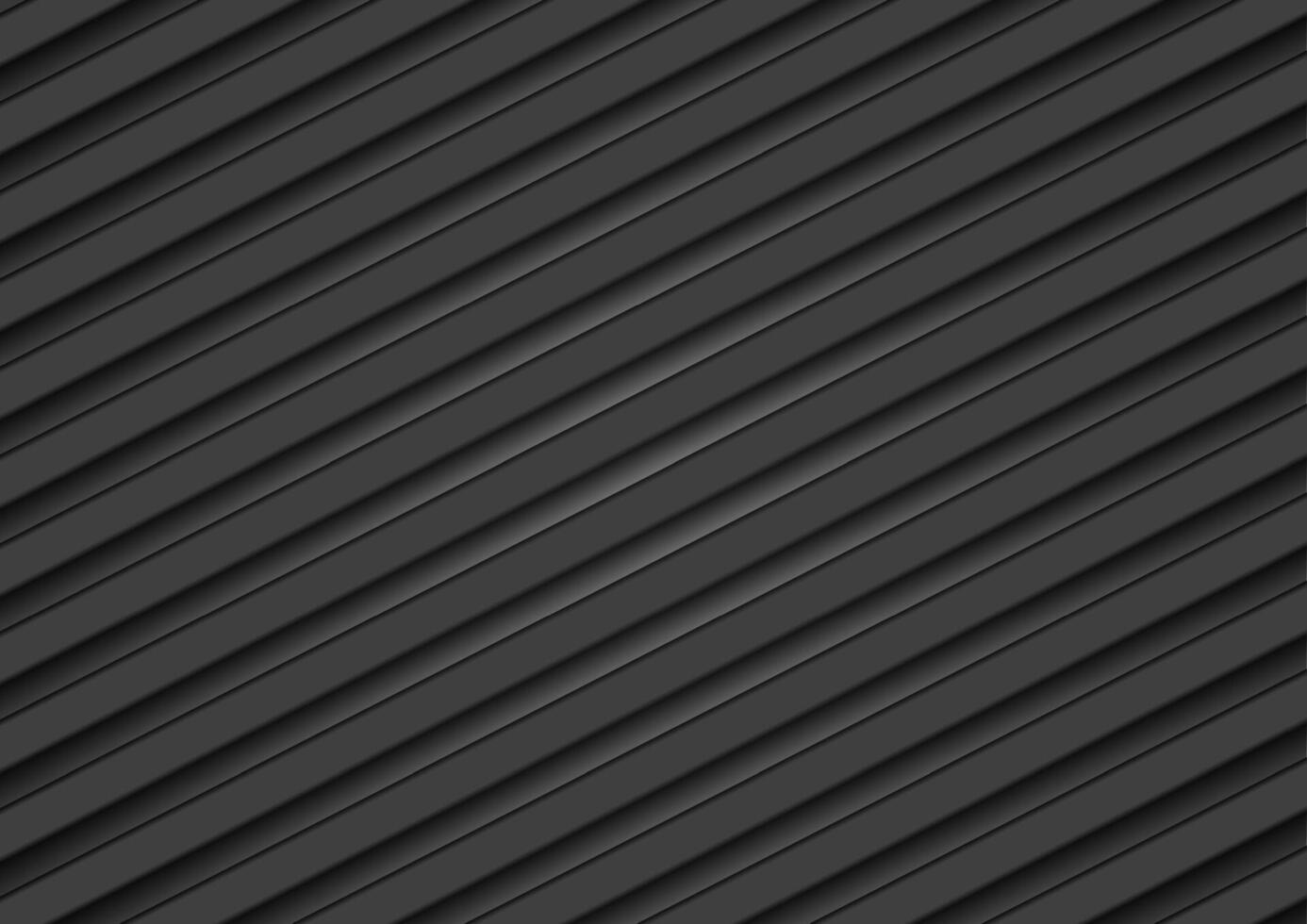 Abstract tech black diagonal stripes background vector