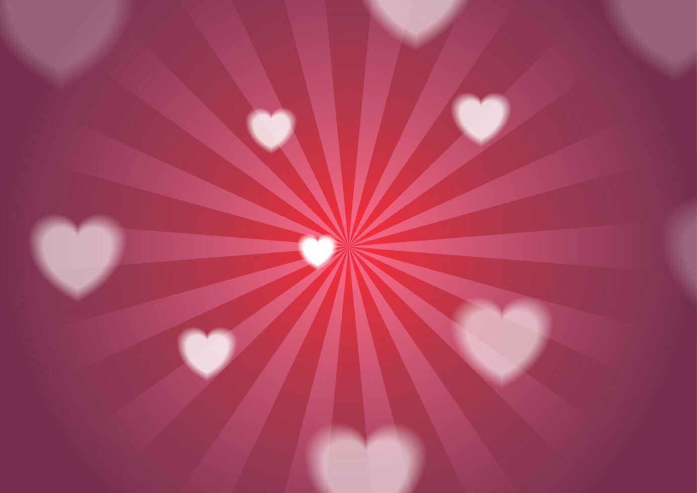 St Valentines Day background with hearts vector