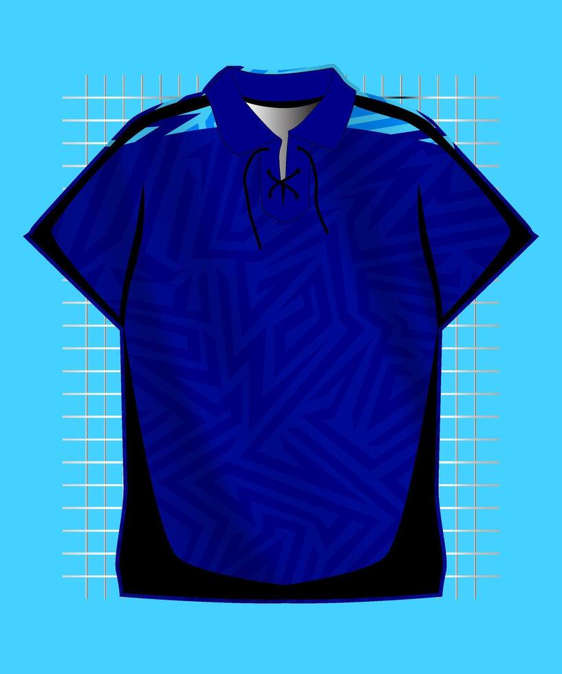 blue line jersey pattern vector