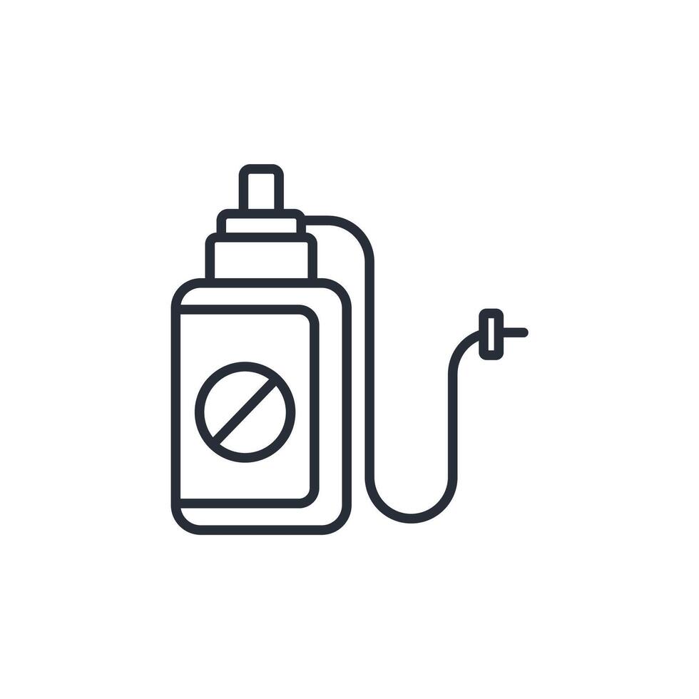 Pesticide icon. .Editable stroke.linear style sign for use web design,logo.Symbol illustration. vector