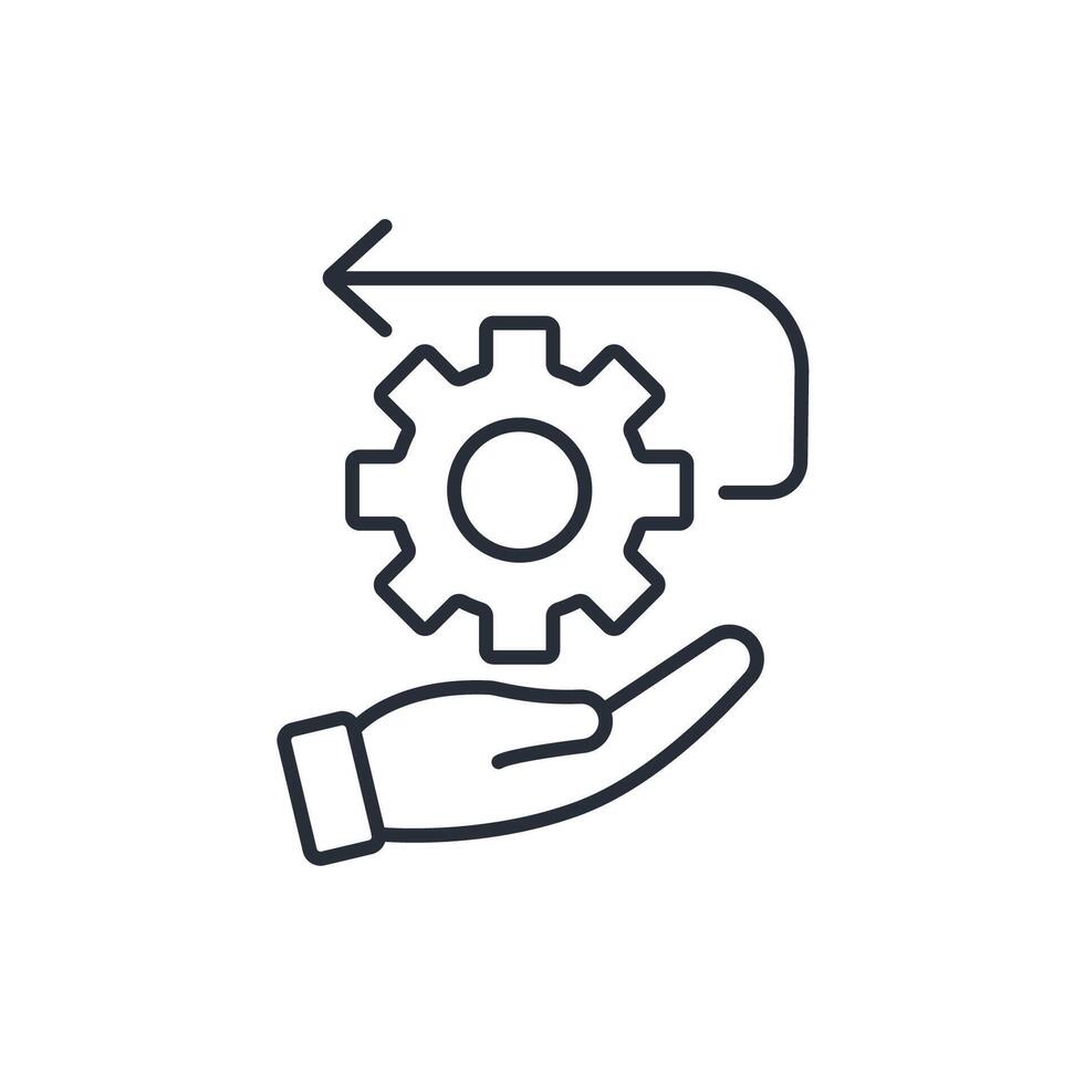 Flexibility icon. .Editable stroke.linear style sign for use web design,logo.Symbol illustration. vector