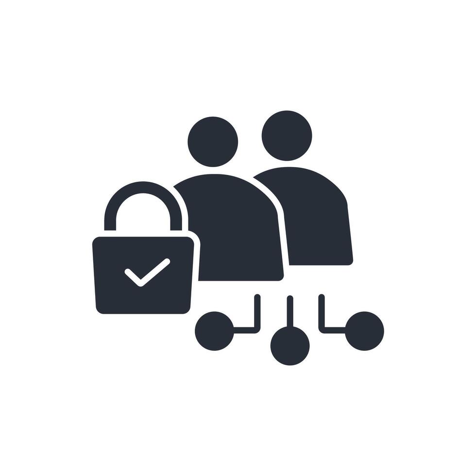 confidentiality icon. .Editable stroke.linear style sign for use web design,logo.Symbol illustration. vector