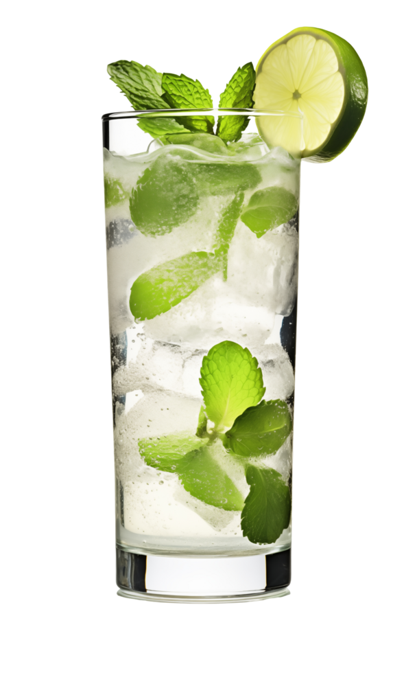 Mojito cocktail with lime png