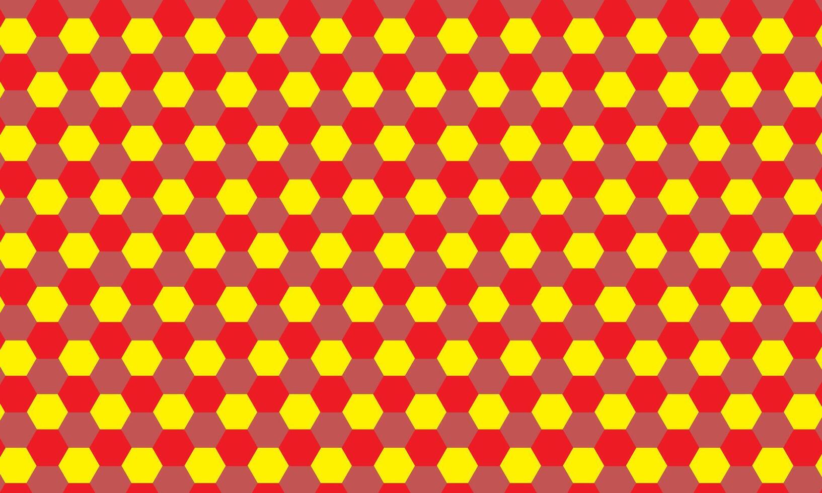 A red and yellow checkered pattern vector