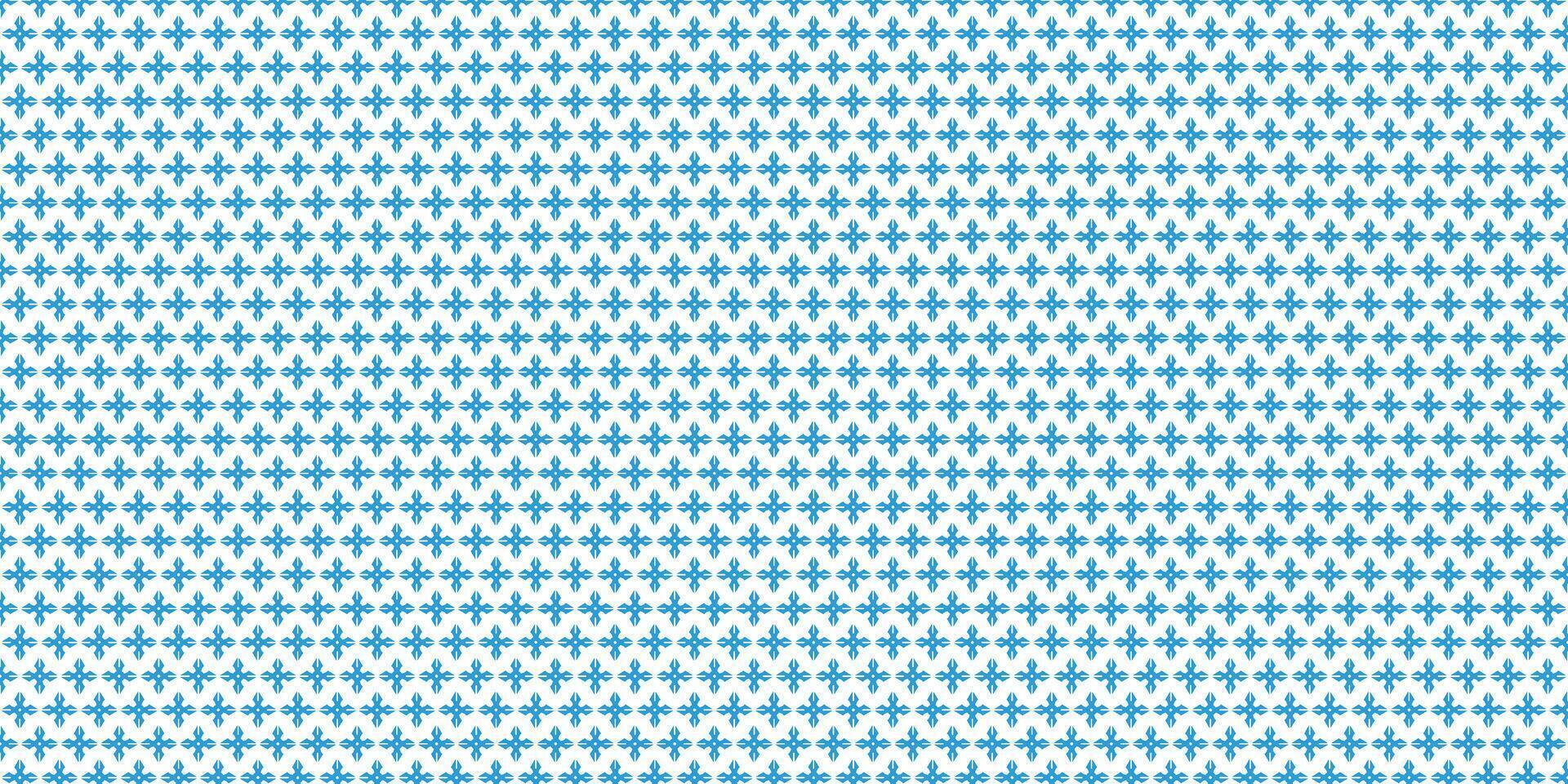 A blue and white checkered pattern vector