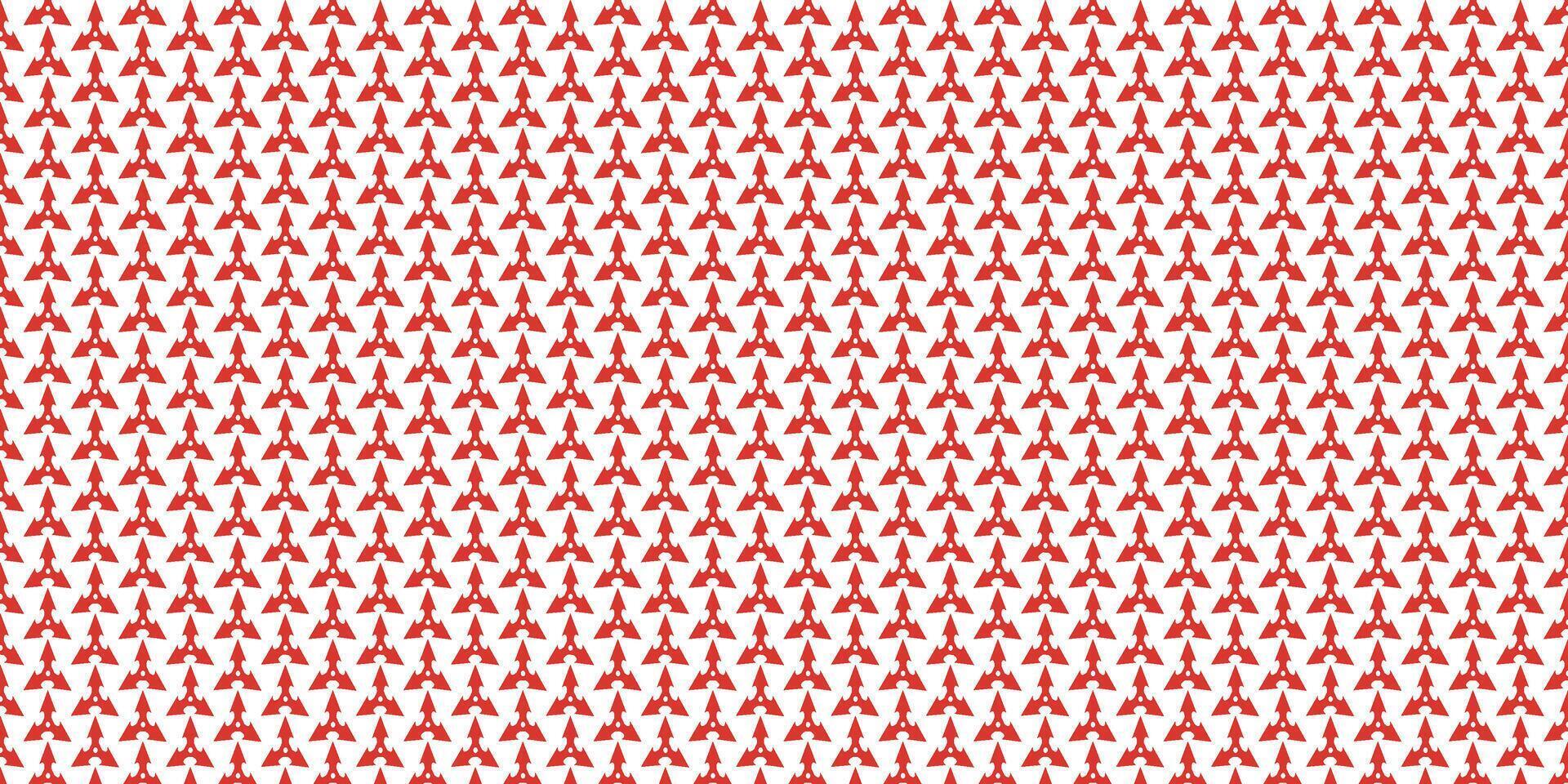 A red and white pattern with small red letters vector