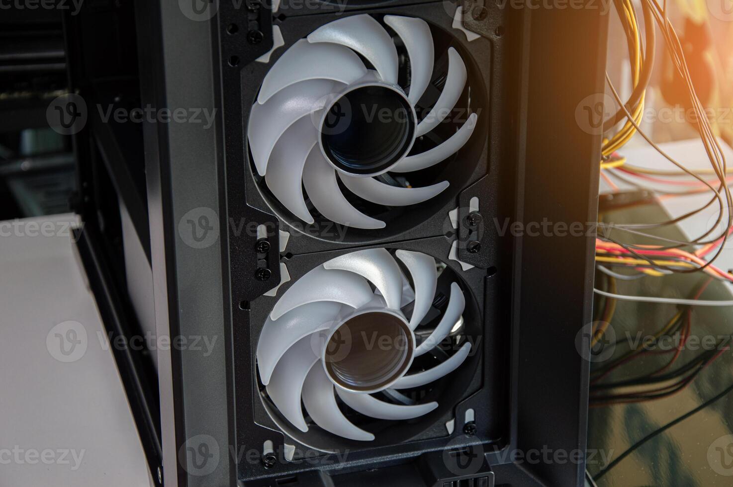 Cooling fan for computer, computer parts photo