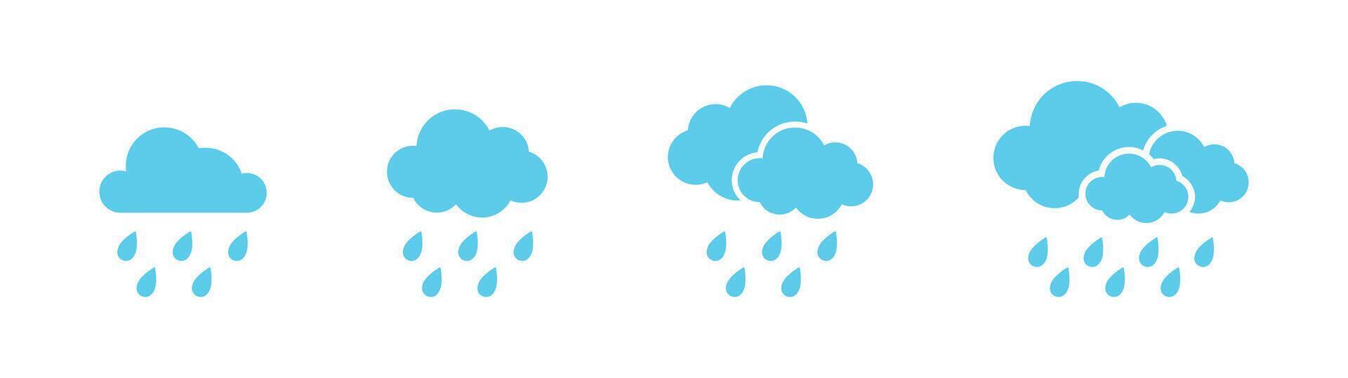 cloud rain clipart vector