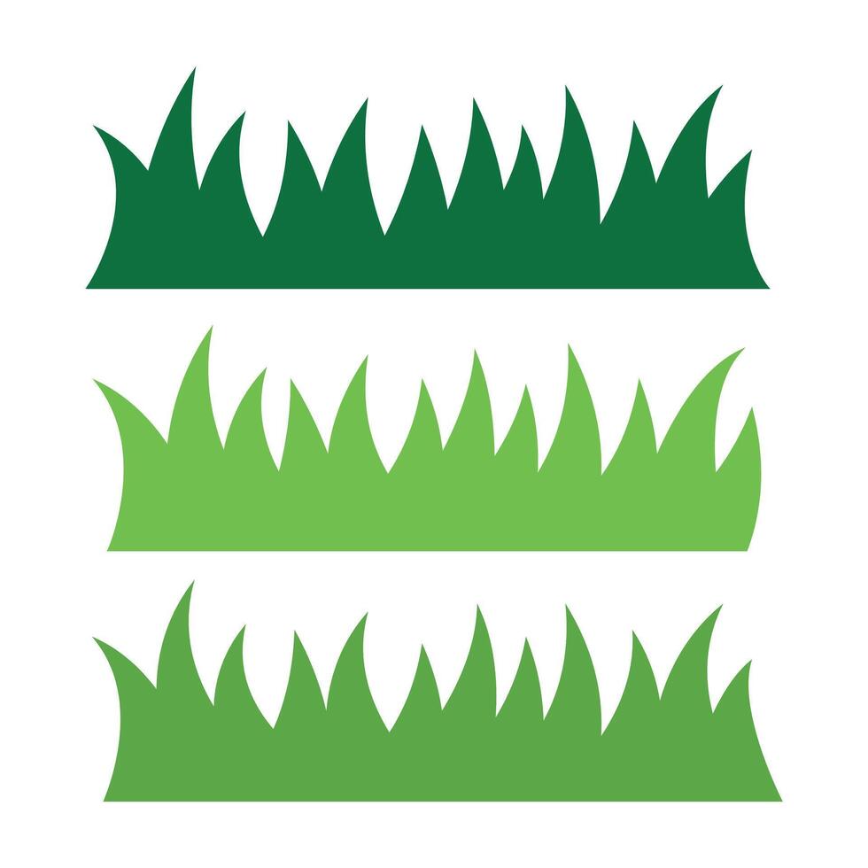 grass flat design vector